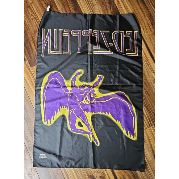 VINTAGE Myth Gem Winterland Rare 1993 Led Zeppelin Cloth Poster Banner Italy - Picture 2 of 6